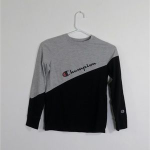 Kids Champion Long Sleeve TShirt Size M